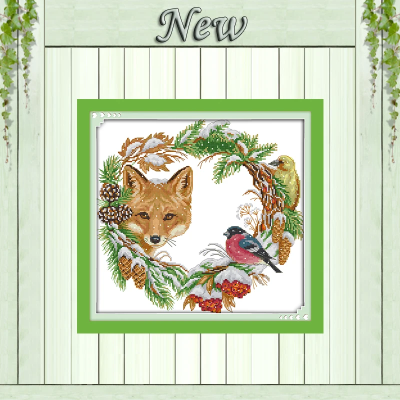The fox and the garland diy decor paintings counted printed on canvas DMC 14CT 11CT Cross Stitch Needlework Sets Embroidery kits
The fox and the garland diy decor paintings counted printed on canvas DMC 14CT 11CT Cross Stitch Needlework Sets Embroidery kits