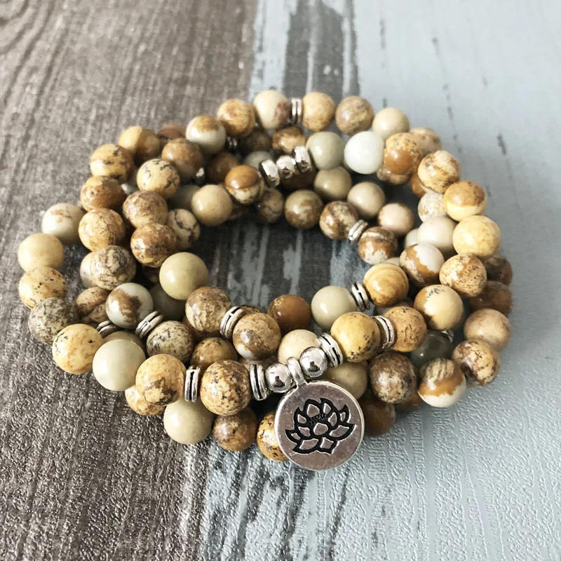Men Fashion Stone wraps wrist Flower Lotus Charm OM Yoga Picture J-asper 108 Mala Bracelets Buddha Charm 108 bracelet
Men Fashion Stone wraps wrist Flower Lotus Charm OM Yoga Picture J-asper 108 Mala Bracelets Buddha Charm 108 bracelet