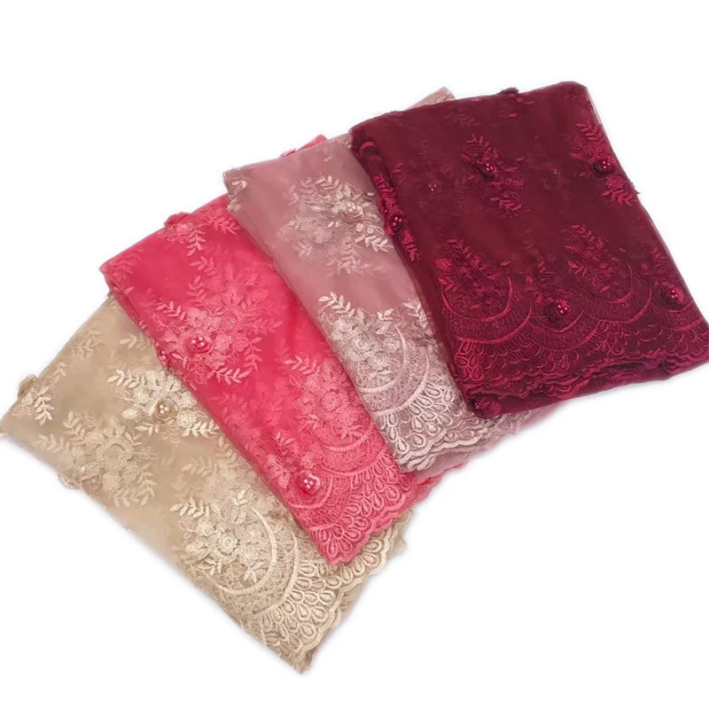 Popular African Beaded 3D Tulle Lace Fabric 2019 African French Lace Fabric High Quality Nigerian Embroidered Tulle French Lace
Popular African Beaded 3D Tulle Lace Fabric 2019 African French Lace Fabric High Quality Nigerian Embroidered Tulle French Lace