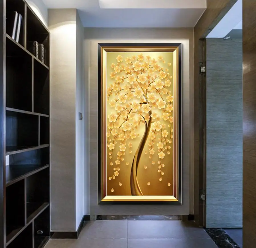 Custom 3D wallpaper painting get rich tree zhaocai tree jewelry European porch decorative painting
Custom 3D wallpaper painting get rich tree zhaocai tree jewelry European porch decorative painting