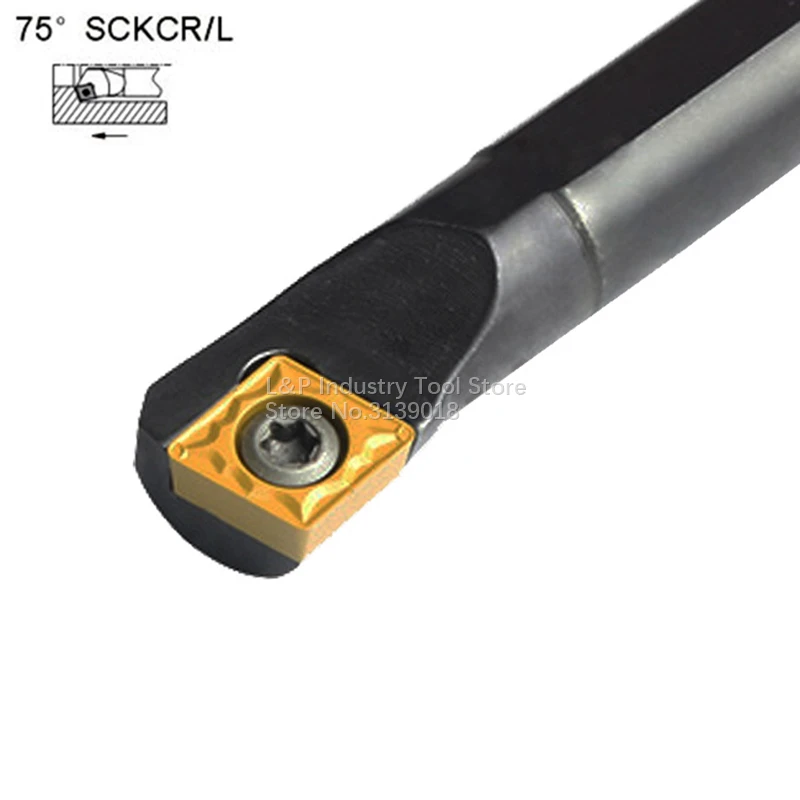 New Good Quality Tool Cutting Edge Angle 75 Internal Turning Tool S20R-SCKCR09 / S20R-SCKCL09 Inner Bore Toolholder
New Good Quality Tool Cutting Edge Angle 75 Internal Turning Tool S20R-SCKCR09 / S20R-SCKCL09 Inner Bore Toolholder