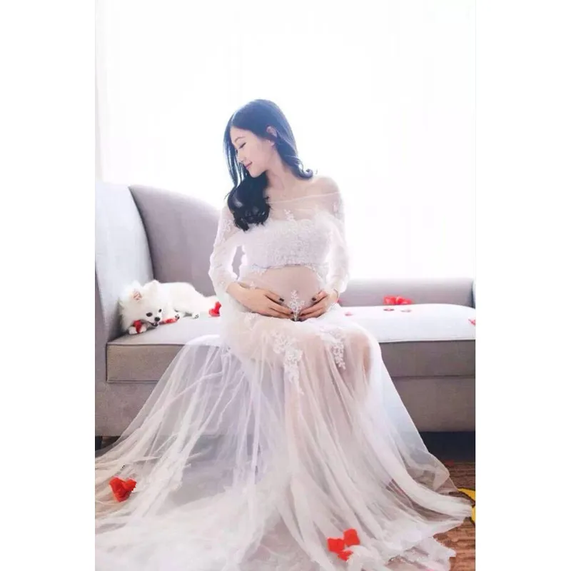 Maternity dress photography white long sleeve pregnancy clothes dress cute lace elegant maternity dresses for photo shoot
Maternity dress photography white long sleeve pregnancy clothes dress cute lace elegant maternity dresses for photo shoot