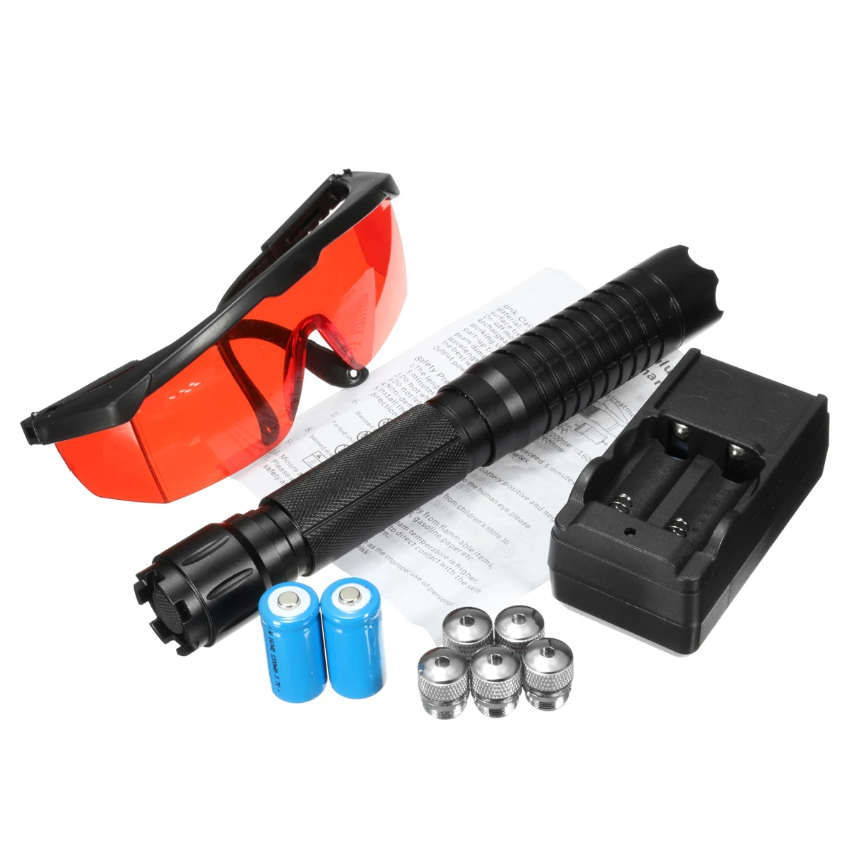 Jiguoor 445nw Purple Light 5mw Hight Power Beam Burning Laser Flashlight Suit | Лампы и освещение