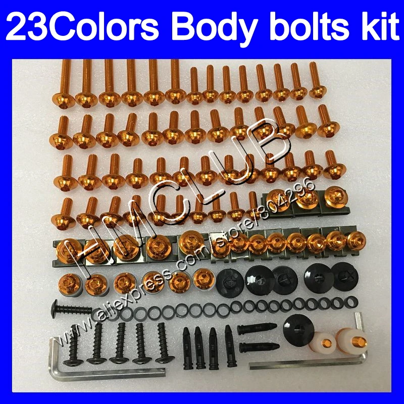 Complete Fairing bolts kit For SUZUKI Katana GSXF600 GSX750F 98 99 00 01 02 1998 1999 2000 01 2002 Full Body screws Nuts screw
Complete Fairing bolts kit For SUZUKI Katana GSXF600 GSX750F 98 99 00 01 02 1998 1999 2000 01 2002 Full Body screws Nuts screw