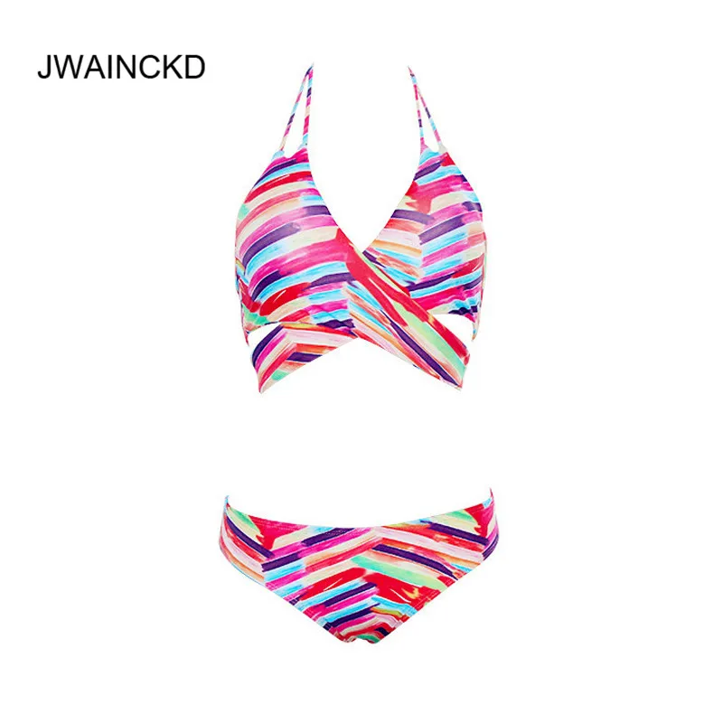JWAINCKD Sexy Women Swimsuit Bikini Swimming Suit 2018 New Brazilian Push Up Bikinis Set Female Halter Colour Stripe Beach Wear
JWAINCKD Sexy Women Swimsuit Bikini Swimming Suit 2018 New Brazilian Push Up Bikinis Set Female Halter Colour Stripe Beach Wear