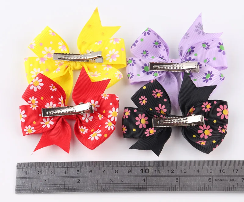 40PCS Boutique Children Sun Flower Print Ribbon Bow Hairpin Girl's Hair Bow Boutique Hair Clips Headware Kids Hair Accessories
40PCS Boutique Children Sun Flower Print Ribbon Bow Hairpin Girl's Hair Bow Boutique Hair Clips Headware Kids Hair Accessories