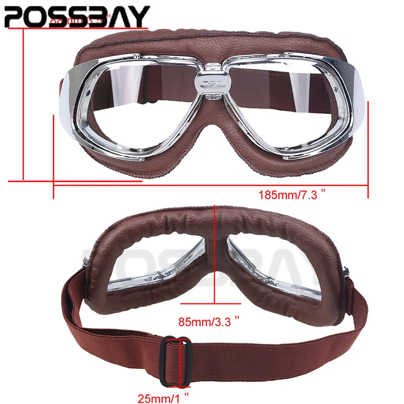 POSSBAY Motorcycle Goggles Dirt Bike Off Road Motocross Goggles Glasses Cycling Helmets Gafas For Pilot Cruiser
POSSBAY Motorcycle Goggles Dirt Bike Off Road Motocross Goggles Glasses Cycling Helmets Gafas For Pilot Cruiser