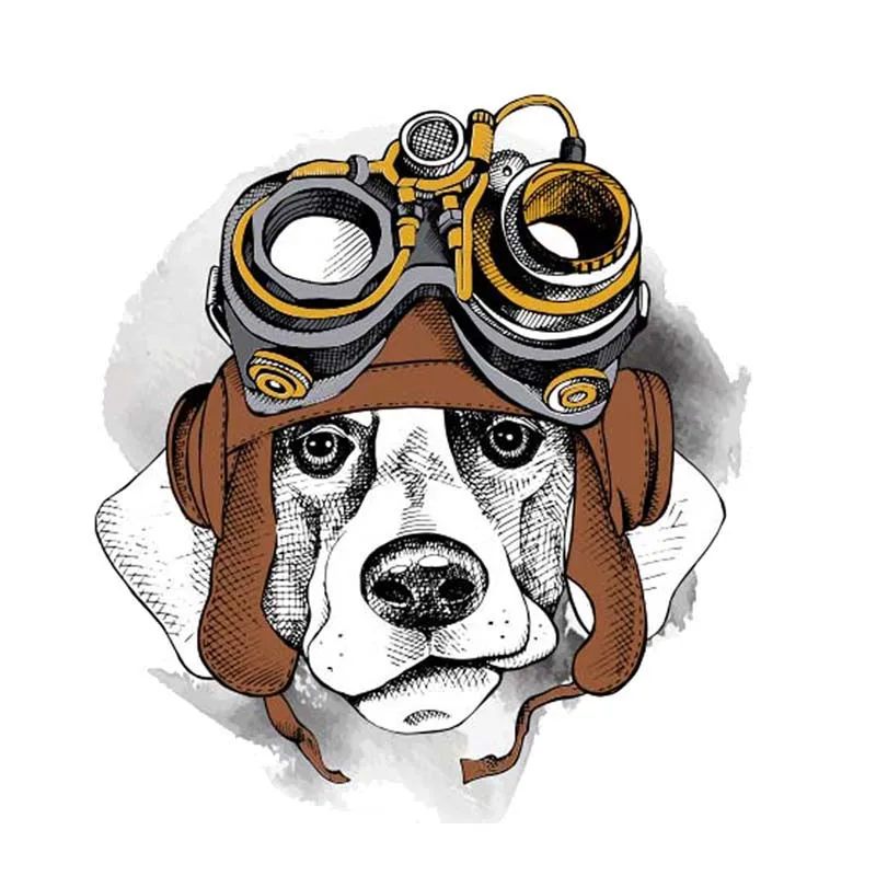 YJZT 13.5CM*15CM A Puppy With A Telescope Cap Cartoon PVC Decal Sticker 12-300290
YJZT 13.5CM*15CM A Puppy With A Telescope Cap Cartoon PVC Decal Sticker 12-300290