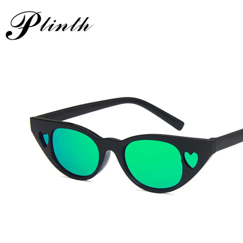 Plinth Cat Eye/детские солнцезащитные очки в винтажном стиле с маленьким сердцем для