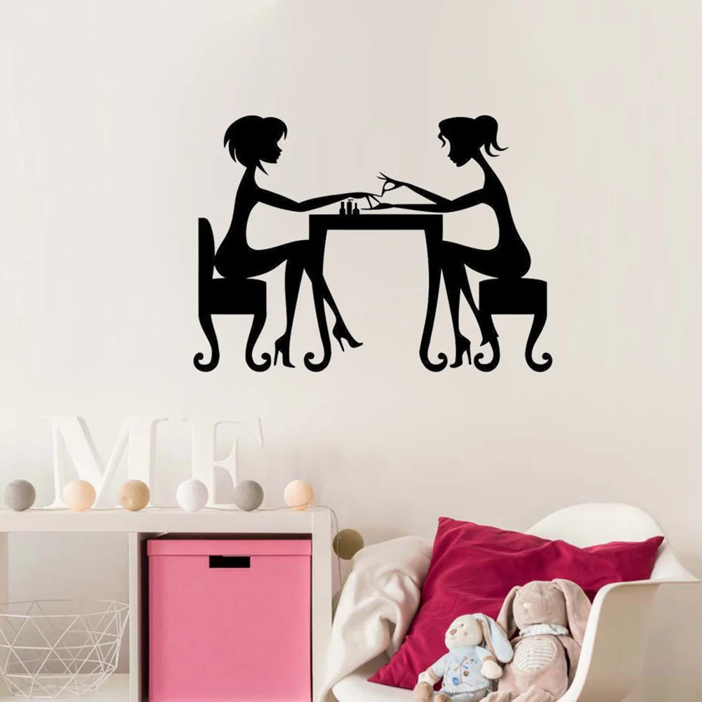 Nails Salon Wall Window Decal Girl Beauty Shop Wall Sticker Manicure Business Sign Wall Paper Fashion Home Decoration D178
Nails Salon Wall Window Decal Girl Beauty Shop Wall Sticker Manicure Business Sign Wall Paper Fashion Home Decoration D178
