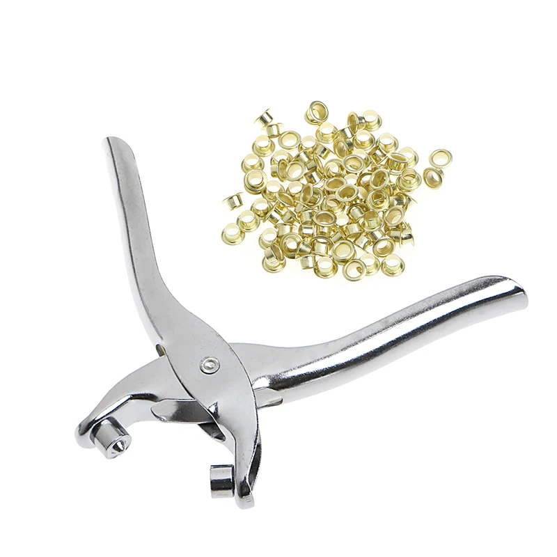 Grommet Pliers Eyelets Set For DIY Shoes Clothes Manual Tools Kit + 100 Eyelets Hand Tools
Grommet Pliers Eyelets Set For DIY Shoes Clothes Manual Tools Kit + 100 Eyelets Hand Tools