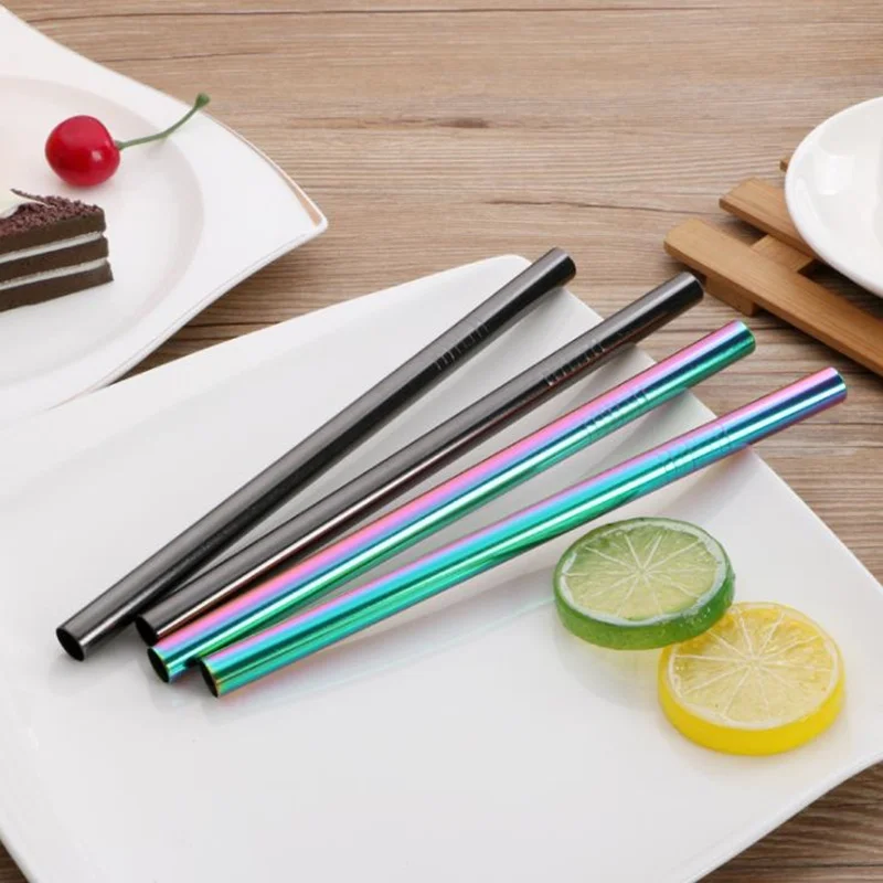 Metal Straight Drinking Straw Eco-Friendly Stainless Steel Straw Food Grade 12MM*215CM Bar Accessories F20173913
Metal Straight Drinking Straw Eco-Friendly Stainless Steel Straw Food Grade 12MM*215CM Bar Accessories F20173913