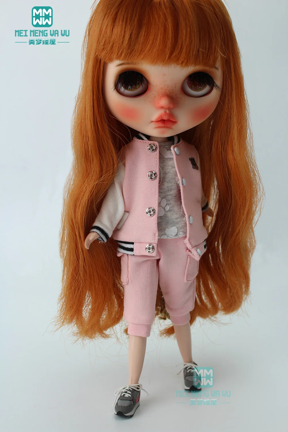 Одежда для куклы подходит Blyth Azone 1/6 аксессуары кукол модная розовая спортивная