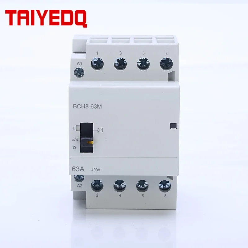 Household contactor 4P 63A Household Manually Operated AUTO contactor AC400V 50/60HZ switch
Household contactor 4P 63A Household Manually Operated AUTO contactor AC400V 50/60HZ switch