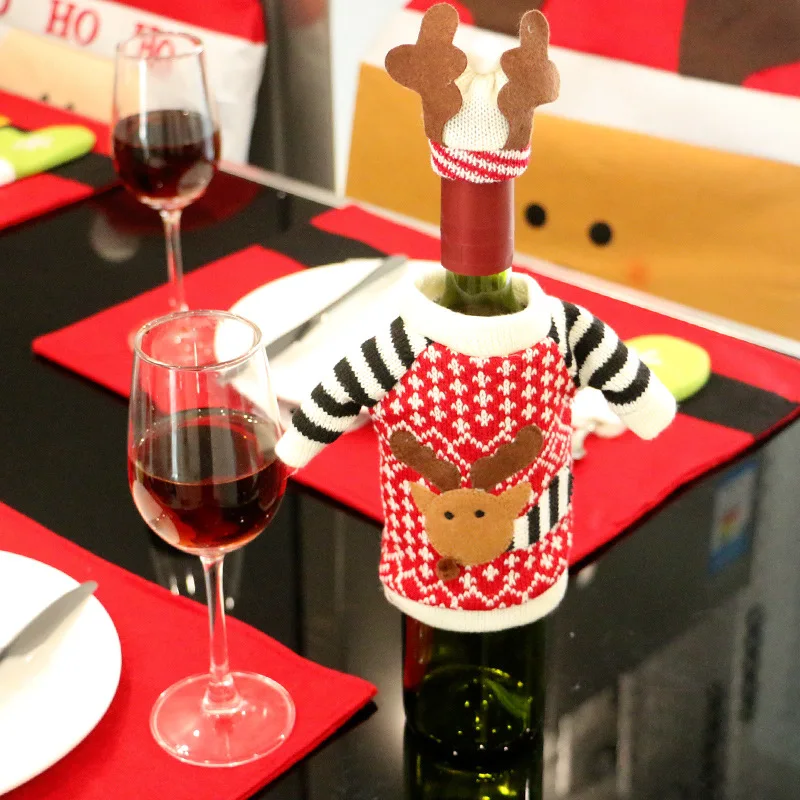 2017 Christmas Deer Elk Style Red Wine Champagne Bottle Covers Bag For christmas gifts New Year Christmas Decorations Ornament
2017 Christmas Deer Elk Style Red Wine Champagne Bottle Covers Bag For christmas gifts New Year Christmas Decorations Ornament