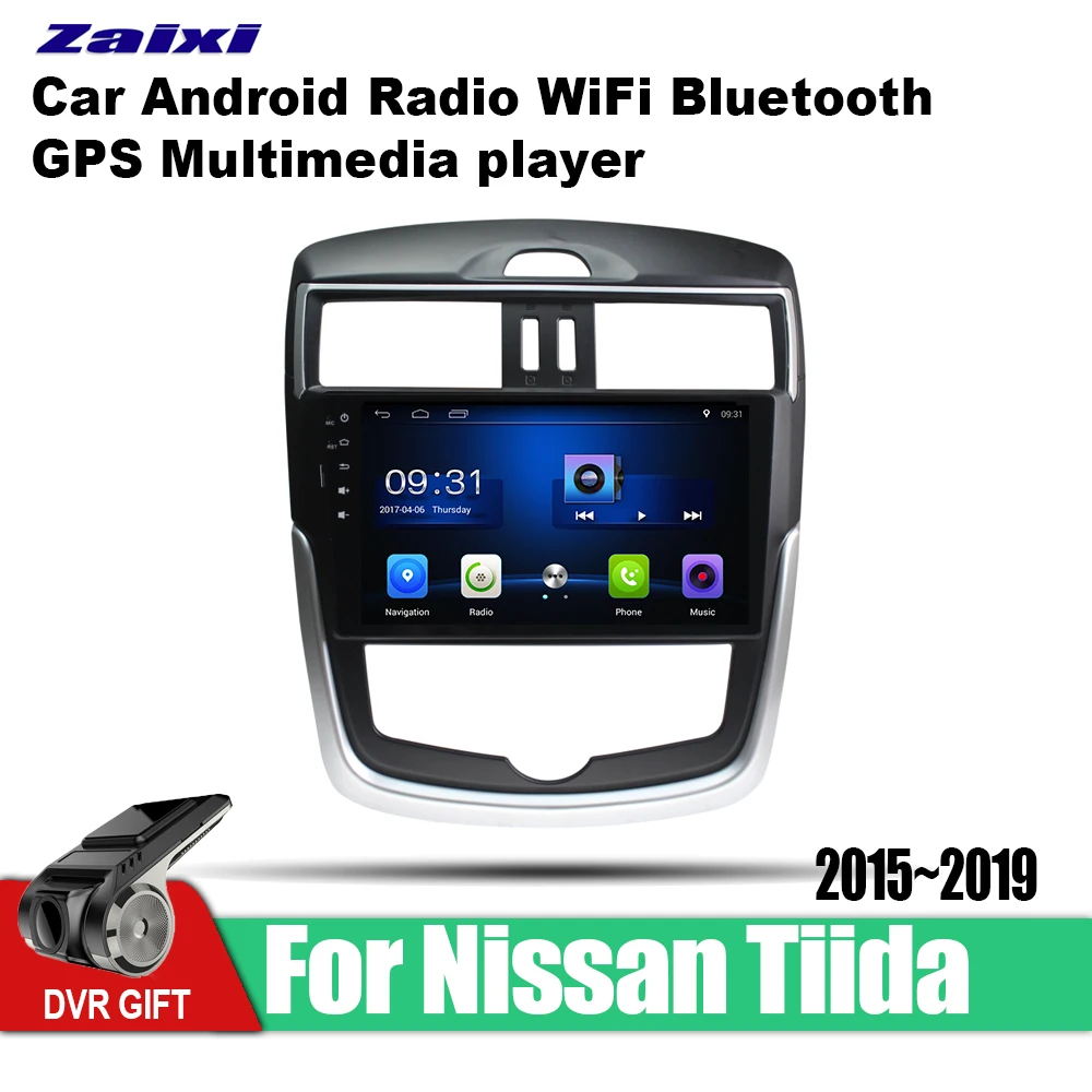 Автомагнитола ZaiXi 9 дюймов 2Din Android Wi Fi HD Bluetooth Tochscreen GPS мультимедийный плеер для Nissan