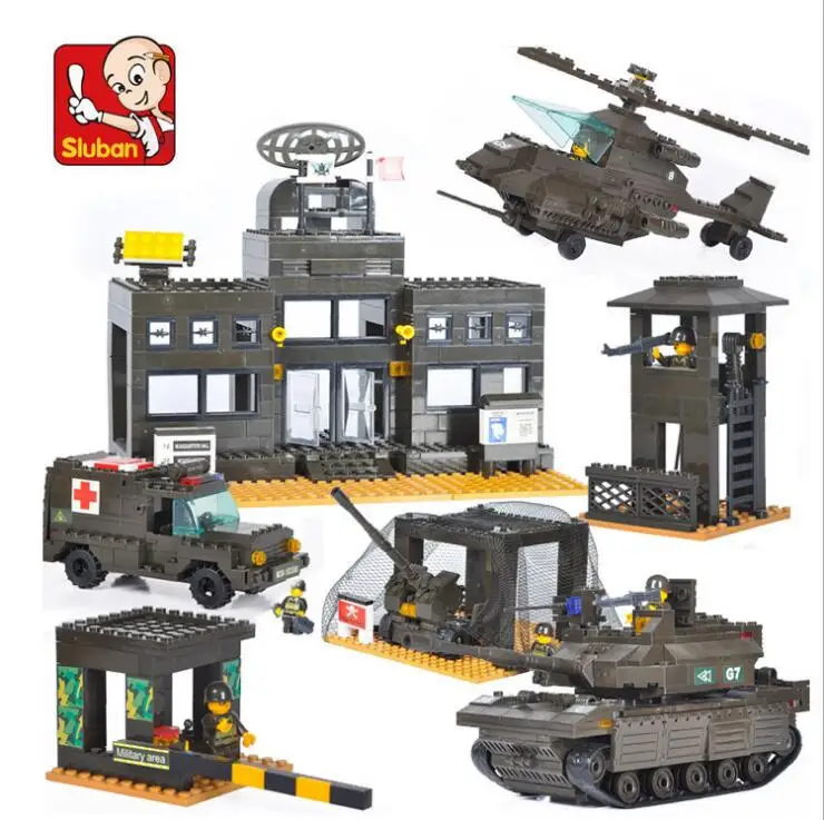 Model building kit compatible with L military Army headquarters 3D blocks Educational model building toys hobbie 7100 
Model building kit compatible with L military Army headquarters 3D blocks Educational model building toys hobbie 7100