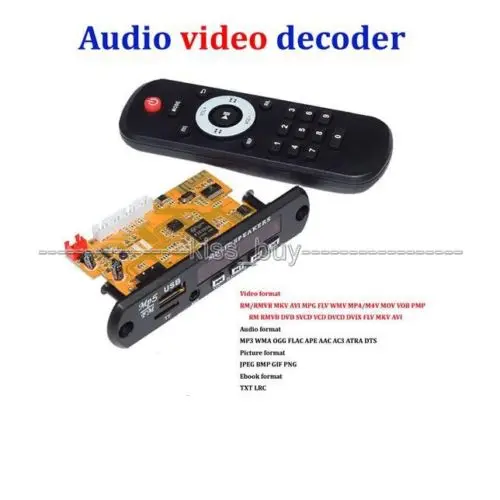 DYKB DTS декодер не допускающий потерь Bluetooth приемник плата mp4 / mp5 HD видео APE/WAV/MP3 плеер декодер плата для FM AUX автомобиля
DYKB DTS декодер не допускающий потерь Bluetooth приемник плата mp4 / mp5 HD видео APE/WAV/MP3 плеер декодер плата для FM AUX автомобиля
