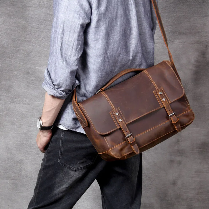 AETOO Retro head cowhide Postman bag handmade leather handheld man shoulder crossbody bag
AETOO Retro head cowhide Postman bag handmade leather handheld man shoulder crossbody bag