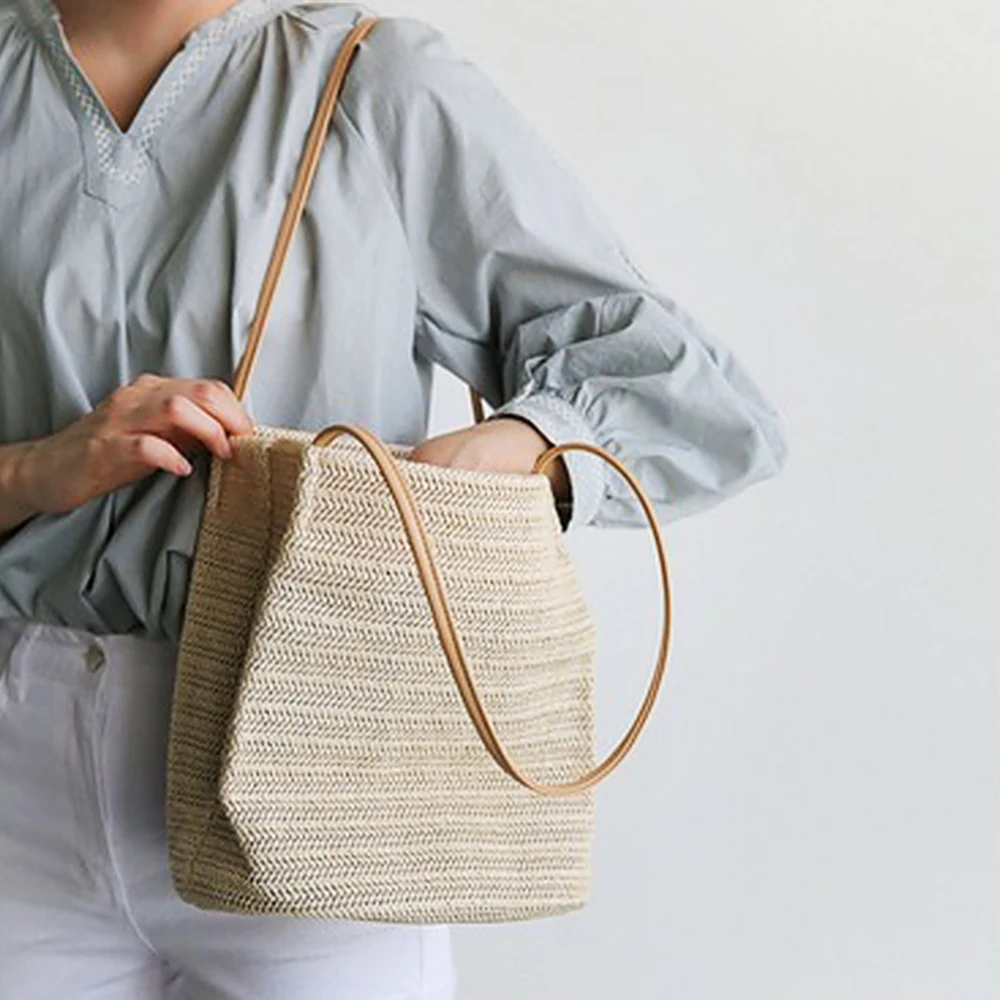 2019 Fashion Women Bag Straw Bag Casual Ladies Weaving Bucket Beach Shoulder Bags Cosmetic Bag
2019 Fashion Women Bag Straw Bag Casual Ladies Weaving Bucket Beach Shoulder Bags Cosmetic Bag
