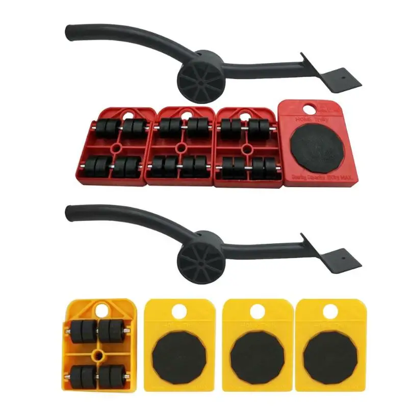 Furniture Mover Tool Set Heavy Furniture Lifter Mover Transport Lift Move Slides Trolley 4 Wheeled Mover Roller+1 Pry Stick
Furniture Mover Tool Set Heavy Furniture Lifter Mover Transport Lift Move Slides Trolley 4 Wheeled Mover Roller+1 Pry Stick