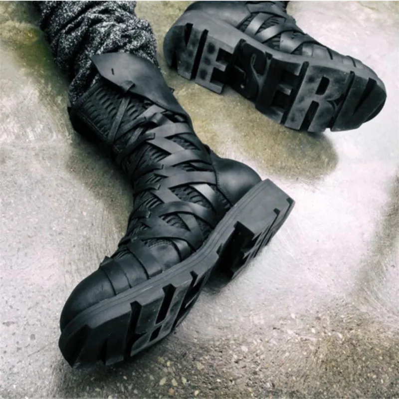 Black Mens Italian Desert Boots Short Motorcycle Boots 2018 Autumn High top bandage genuine leather martin Boots Sapatos
Black Mens Italian Desert Boots Short Motorcycle Boots 2018 Autumn High top bandage genuine leather martin Boots Sapatos