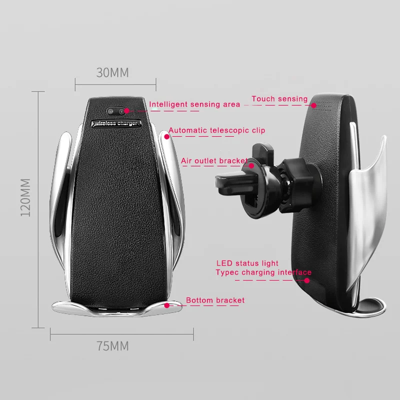 1 Pcs Car Charger Mount Holder Automatic Clamping With Receiver For Mobile Phone Car Accessories Car Styling
1 Pcs Car Charger Mount Holder Automatic Clamping With Receiver For Mobile Phone Car Accessories Car Styling