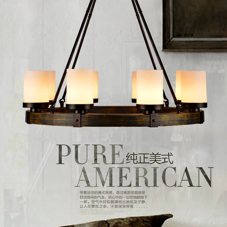 ican country retro round wood sitting room droplight North European style restaurant, House Garden Industrial Chandelier
ican country retro round wood sitting room droplight North European style restaurant, House Garden Industrial Chandelier