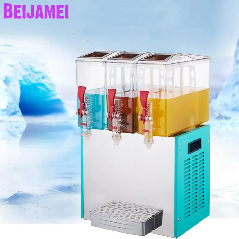 BEIJAMEI 10L*3 Milk Tea Shop Three Cylinder Dispenser Cold and Hot Drink Machine Commercial Beverage Juice Making Dispenser
BEIJAMEI 10L*3 Milk Tea Shop Three Cylinder Dispenser Cold and Hot Drink Machine Commercial Beverage Juice Making Dispenser