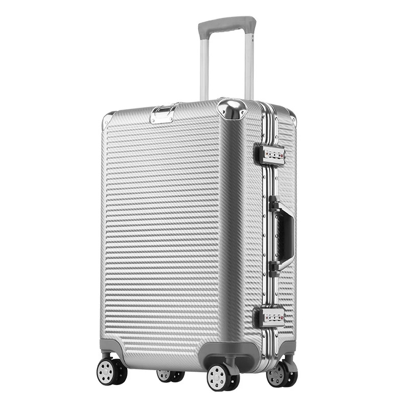 Fashion woven pattern trolley suitcase men carbon fiber high quality rolling luggage women travel suitcase 20/24/26/29 inch
Fashion woven pattern trolley suitcase men carbon fiber high quality rolling luggage women travel suitcase 20/24/26/29 inch