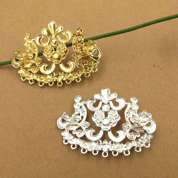 SEA MEW 20 PCS 62*45mm Fashion Metal Alloy Gold//Silver Color Jewelry Connectors Charm For Jewelry Making
SEA MEW 20 PCS 62*45mm Fashion Metal Alloy Gold//Silver Color Jewelry Connectors Charm For Jewelry Making