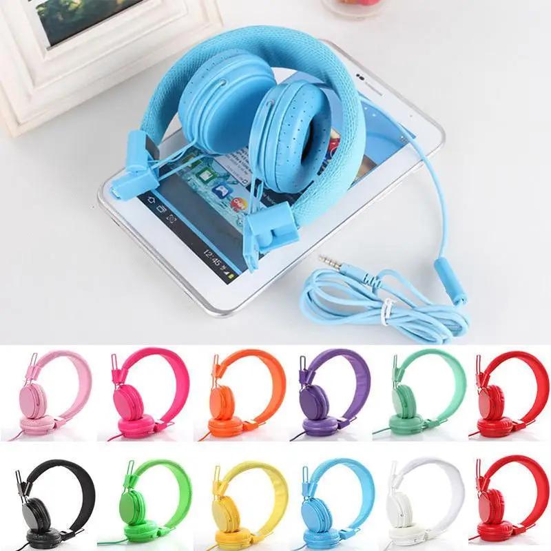 New Fashion 10 color Kids Wired Ear Headphones Coaxial Extender Stylish Headband Earphones for iPad Tablet Smart phones r30
New Fashion 10 color Kids Wired Ear Headphones Coaxial Extender Stylish Headband Earphones for iPad Tablet Smart phones r30