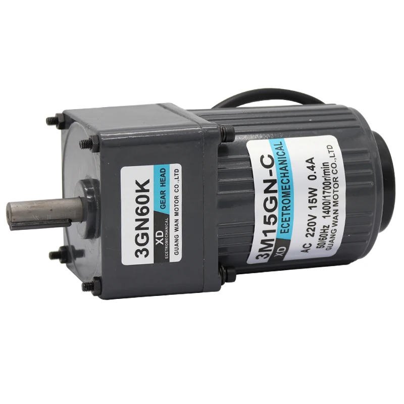 3I/RK15GN-C 220V AC Adjustable Speed Motor, 15W Unidirectional Low Speed Motor, Induction Motor, Mini Gear Reducer Motor
3I/RK15GN-C 220V AC Adjustable Speed Motor, 15W Unidirectional Low Speed Motor, Induction Motor, Mini Gear Reducer Motor