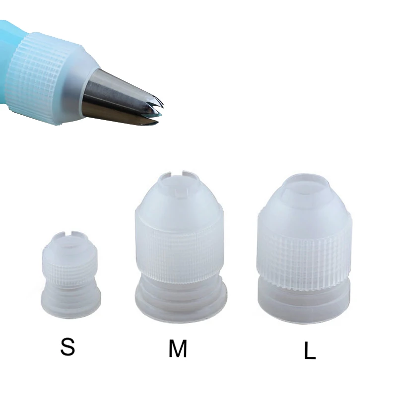 3 pcs Plastic Icing piping bag nozzle converter set cream nozzle pipeline coupler cake decorating tool
3 pcs Plastic Icing piping bag nozzle converter set cream nozzle pipeline coupler cake decorating tool