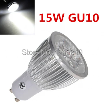 4pcs/lot led bulb GU10 15w 5*3W warm white cold white 110V/220V Dimmable led Light led lamp led spotlight bulb
4pcs/lot led bulb GU10 15w 5*3W warm white cold white 110V/220V Dimmable led Light led lamp led spotlight bulb