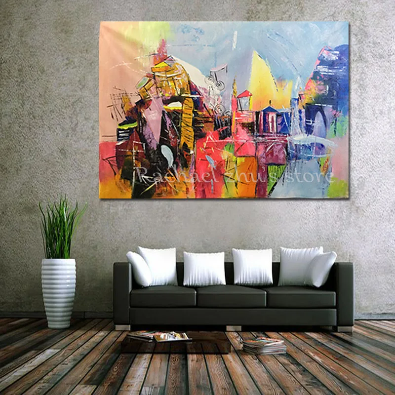 No Framed Wall Art Picture For Living Room Modern Abstract Oil Painting On Canvas Offiece Decoration 100% Hand Painted Pictures
No Framed Wall Art Picture For Living Room Modern Abstract Oil Painting On Canvas Offiece Decoration 100% Hand Painted Pictures