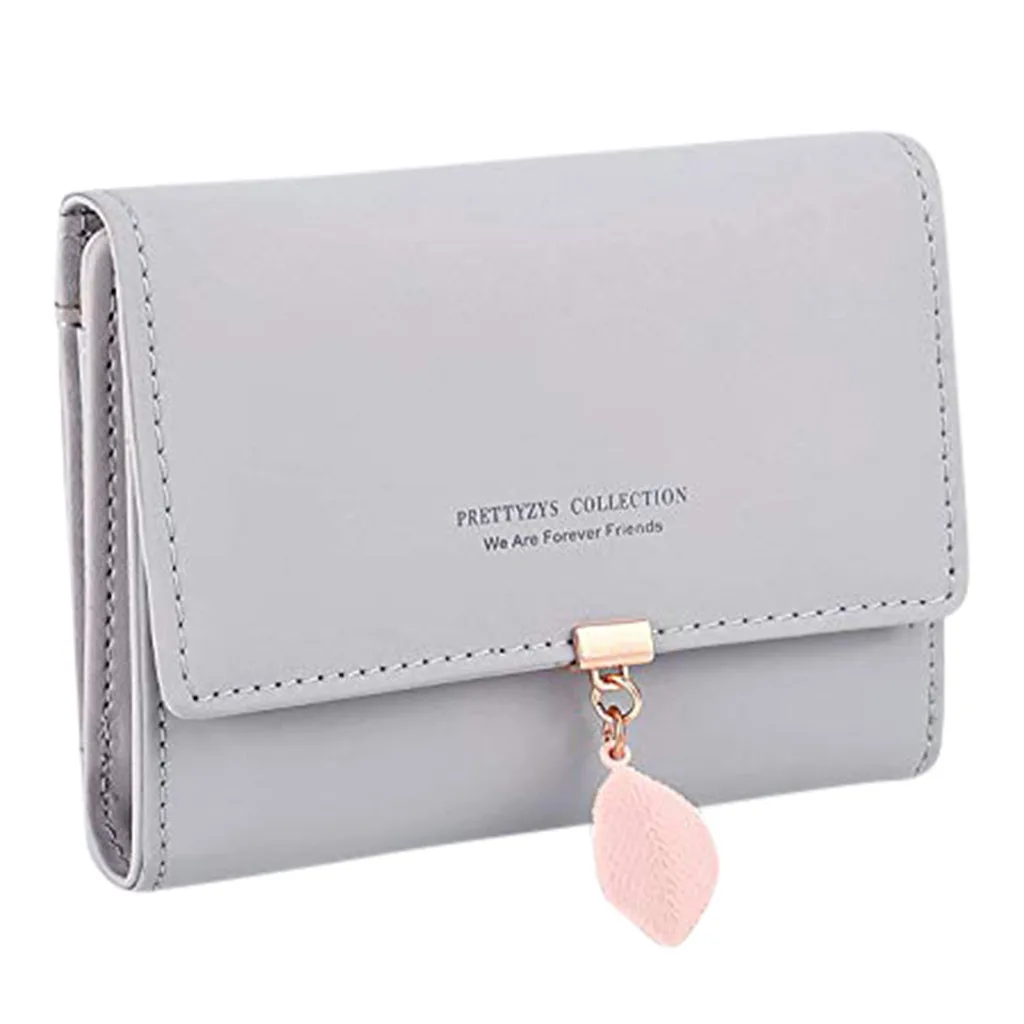 Женский кошелек на молнии модный держатель для карт сумочка короткий складной