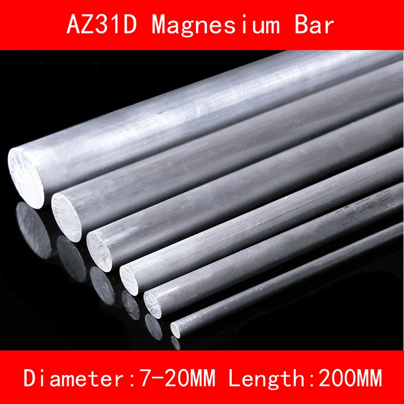 Diameter 7mm 12mm 16mm 20mm Length 200mm AZ31D Magnesium Bar Mg Metal rod
Diameter 7mm 12mm 16mm 20mm Length 200mm AZ31D Magnesium Bar Mg Metal rod