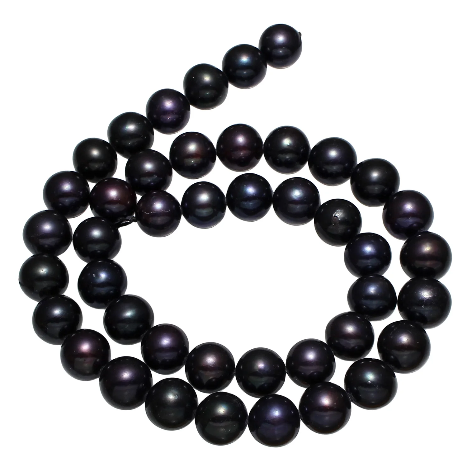 Cultured Round Freshwater Pearl Beads Black 10-11mm Approx 0.8mm Sold Per Approx 15 Inch Strand
Cultured Round Freshwater Pearl Beads Black 10-11mm Approx 0.8mm Sold Per Approx 15 Inch Strand