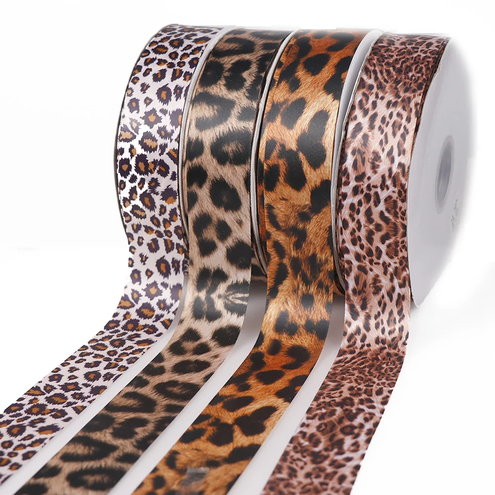 10Yards 10/15/25/40mm Leopard Print Printed Polyester Ribbons Transfer Printed Grosgrain Clothing DIY Handmade Materials
10Yards 10/15/25/40mm Leopard Print Printed Polyester Ribbons Transfer Printed Grosgrain Clothing DIY Handmade Materials