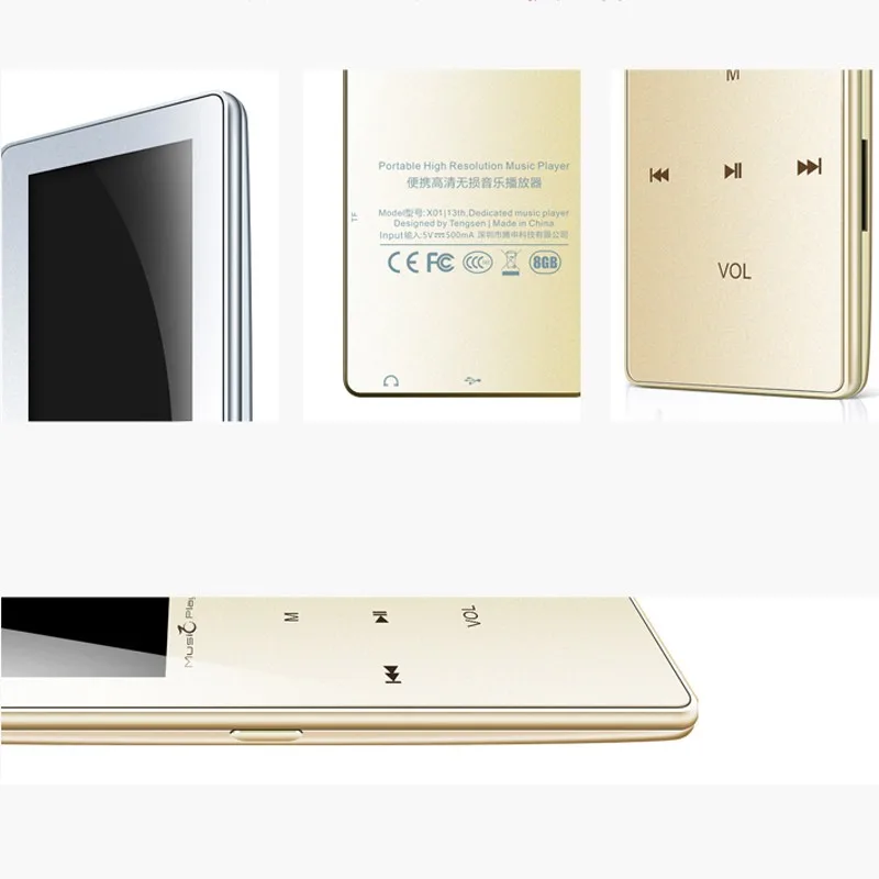 IQQ X01 MP4 Radio FM Touch Lossless Wireless Bluetooth MP4 Player 8G Voice Recording Video Thin Metal Portable Video Player
IQQ X01 MP4 Radio FM Touch Lossless Wireless Bluetooth MP4 Player 8G Voice Recording Video Thin Metal Portable Video Player