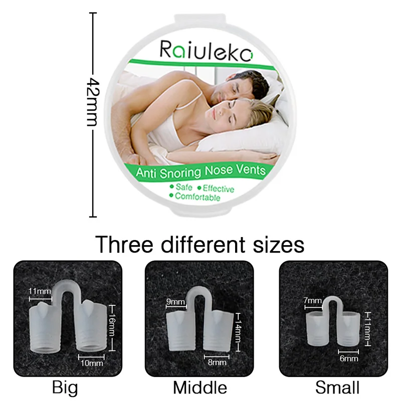 75 Boxes=225Pcs Silicone Mini Nose Clips Anti Snoring Aid Sleeping Device Stop Snoring Remedy Nasal Dilators Relieve Sleep Apnea
75 Boxes=225Pcs Silicone Mini Nose Clips Anti Snoring Aid Sleeping Device Stop Snoring Remedy Nasal Dilators Relieve Sleep Apnea