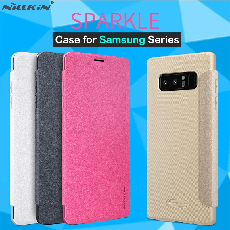 Кожаный флип чехол Nillkin для Samsung Galaxy Note 8 J7 2017|cover for samsung galaxy|case covercover |