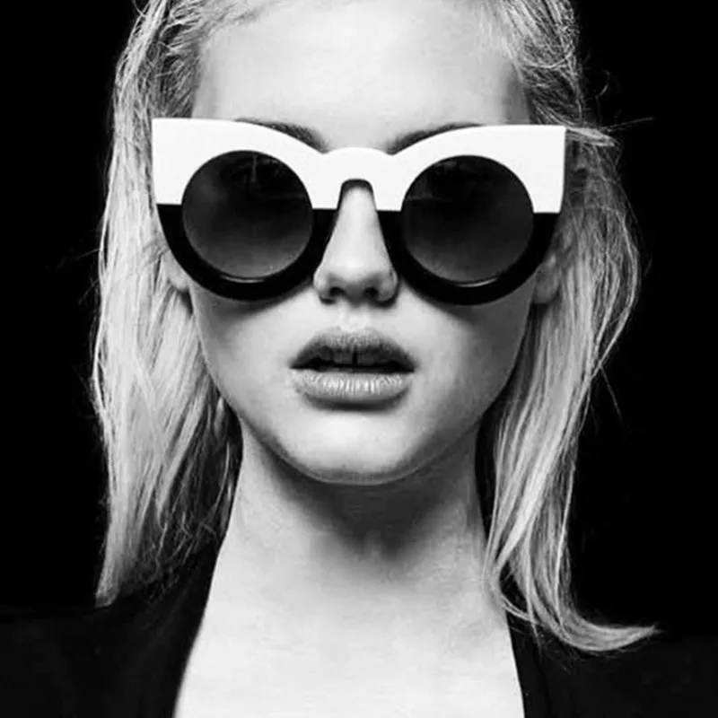 Vintage Round Cat Eye Sunglasses Women Brand Eyeglasses Retro Mirror Sun Glasses Driving Goggles zonnebril gafas de sol mujer
Vintage Round Cat Eye Sunglasses Women Brand Eyeglasses Retro Mirror Sun Glasses Driving Goggles zonnebril gafas de sol mujer