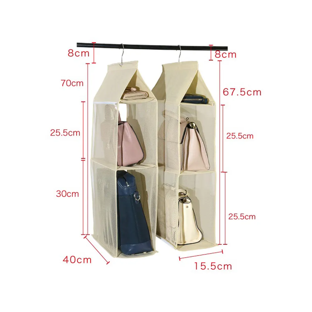4 Layers Detachable Hanging Handbag Organizer Purse Bag Collection Storage Holder Wardrobe Closet Organizers for Wardrobe Closet
4 Layers Detachable Hanging Handbag Organizer Purse Bag Collection Storage Holder Wardrobe Closet Organizers for Wardrobe Closet