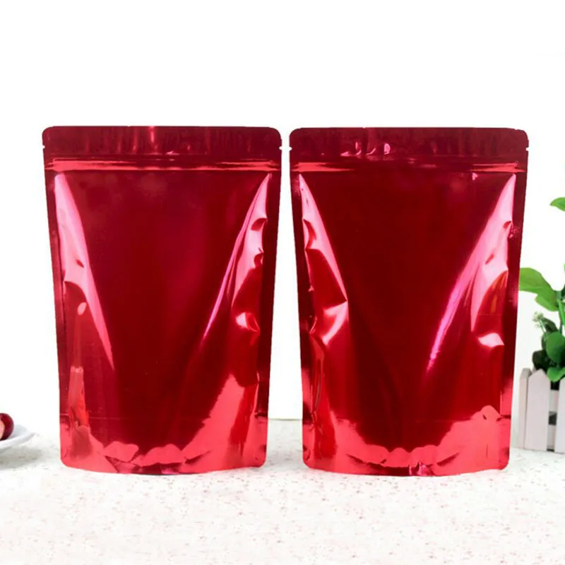 100 Pack, Resealable Red Glossy Aluminum Foil Mylar Bag Stand Up Zipper Pouch Food Coffee Doypack Packaging
100 Pack, Resealable Red Glossy Aluminum Foil Mylar Bag Stand Up Zipper Pouch Food Coffee Doypack Packaging