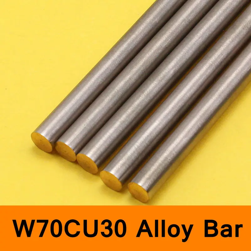 Tungsten Copper Alloy Bar Rod W70Cu30 W70 Bar Spot Welding Electrode DIY Material CE ISO Certificate Round Bar Length 200mm
Tungsten Copper Alloy Bar Rod W70Cu30 W70 Bar Spot Welding Electrode DIY Material CE ISO Certificate Round Bar Length 200mm