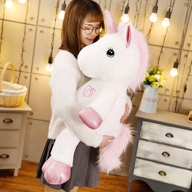 1pc35/65/85cm Kawaii Unicorn Plush Toys Giant Stuffed Animal Horse Toys for Children Soft Doll Home Decor Lover Birthday Gift
1pc35/65/85cm Kawaii Unicorn Plush Toys Giant Stuffed Animal Horse Toys for Children Soft Doll Home Decor Lover Birthday Gift