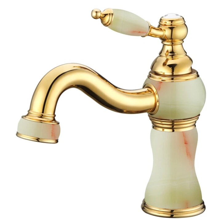 Full copper genuine new European classical marble imitation jade gold rotatable basin mixer faucet free shipping
Full copper genuine new European classical marble imitation jade gold rotatable basin mixer faucet free shipping