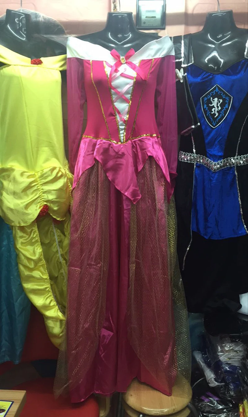 VASHEJIANG Pink Amazing Adult Sleeping Beauty Costume Women Aurora Cosplay Women Princess Aurora Belle Costume For Halloween
VASHEJIANG Pink Amazing Adult Sleeping Beauty Costume Women Aurora Cosplay Women Princess Aurora Belle Costume For Halloween